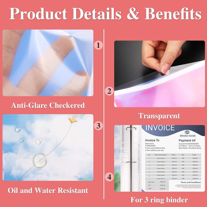 ZENOWICK 900 Pack Sheet Protectors 8.5 x 11 inch Clear Page Protectors for 3 Ring Binder, Plastic Sleeves for Papers, Document - Image 5